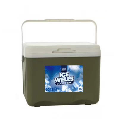 River ICE WELLS COOLER BOX 12L SAND GREEN